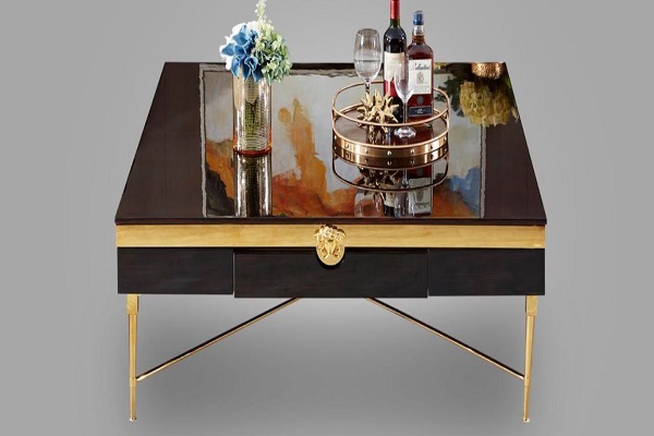 Black Square Center Table
