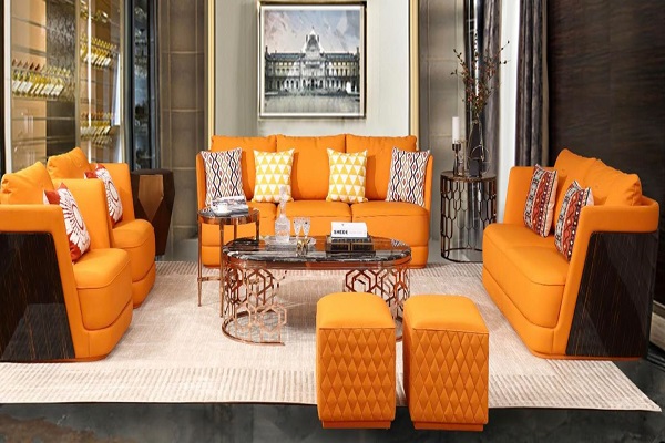 Fendi Orange Sofa